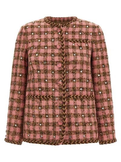 GIUSEPPE DI MORABITO GIUSEPPE DI MORABITO WOMEN RHINESTONE BLAZER JACKET
