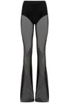 Giuseppe Di Morabito Mesh Flare Pants In Black