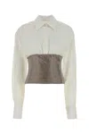 Giuseppe Di Morabito Women White Poplin Shirt In White