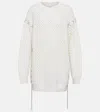 Giuseppe Di Morabito Wool And Cashmere Minidress In Neutrals