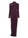 Giuseppe Di Morabito Wool-blend Dress In Brown
