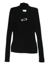 Giuseppe Di Morabito Safety-pin Sweater In Black