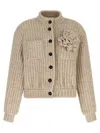 Giuseppe Di Morabito Wool Bomber Jacket Puffer Jackets Beige In Neutral