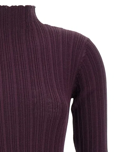 Giuseppe Di Morabito Wool Short Women's Dress In Purple