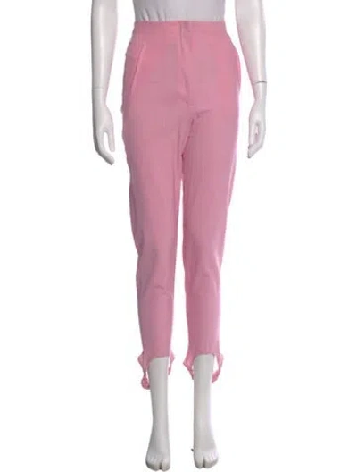 Pre-owned Giuseppe Di Morabito Wool Skinny Leg Pants In Pink