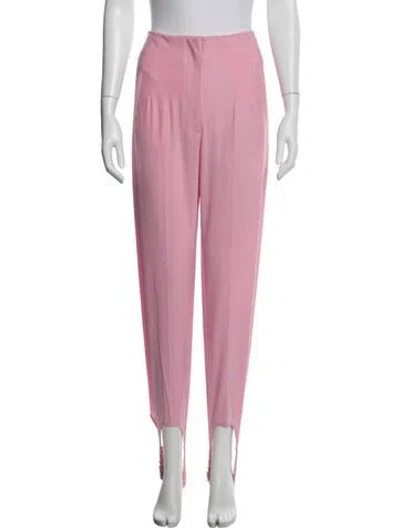 Pre-owned Giuseppe Di Morabito Wool Straight Leg Pants W/ Tags In Pink