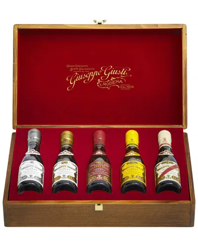 Giuseppe Giusti 5 100ml Bottles In Wooden Box