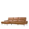 Giuseppe Nicoletti 2 Piece Amica Sectional In Botero  Cuoio