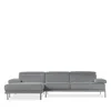 Giuseppe Nicoletti 2 Piece Esposta Sectional In Bull  Aluminium