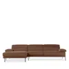 Giuseppe Nicoletti 2 Piece Esposta Sectional In Bull  Cognac