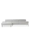 Giuseppe Nicoletti 2 Piece Esposta Sectional In Bull  Grigio Scuro