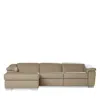 Giuseppe Nicoletti 3 Piece Catania Motion Sectional In Torello  Taupe