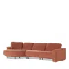 Giuseppe Nicoletti 3 Piece Power Reclining Otranto Sectional In Capriccio - Bianco