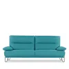 Giuseppe Nicoletti Amica Leather Sofa In Botero  Cielo