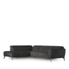 Giuseppe Nicoletti Ardito Sectional In Zoia  Dark Gray