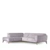 Giuseppe Nicoletti Ardito Sectional In Zoia  Light Grey