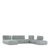 Giuseppe Nicoletti Ballare 6 Piece Sectional In Green