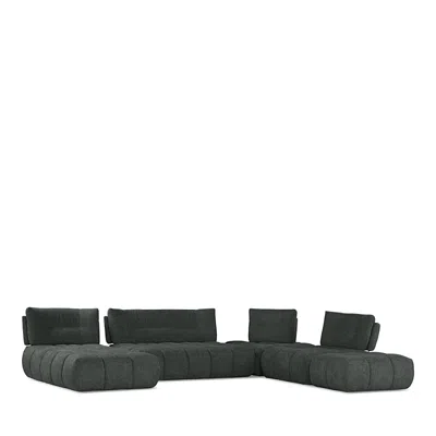 Giuseppe Nicoletti Ballare 6 Piece Sectional In Green