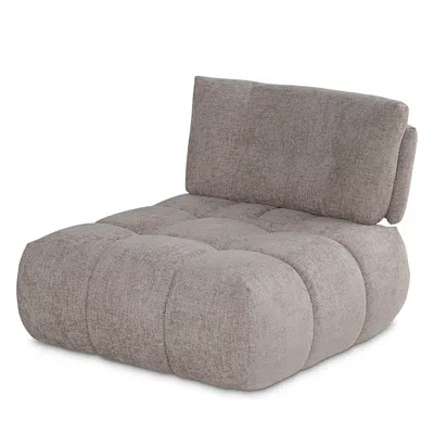 Giuseppe Nicoletti Ballare Armless Chair In Baobab  - Taupe