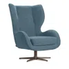Giuseppe Nicoletti Capitano Swivel Chair In Capriccio  Celeste