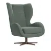 Giuseppe Nicoletti Capitano Swivel Chair In Capriccio  Menta