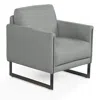 Giuseppe Nicoletti Coco Boucle Chair In Teddy Grigio/titanium