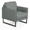 Giuseppe Nicoletti Coco Boucle Chair In Teddy Tortora/titanium