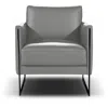 Giuseppe Nicoletti Coco Leather Chair - Exclusive In Bull  Visone/titanium
