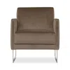 Giuseppe Nicoletti Coco Velvet Brass Chair In Dubai  Nocciola/brass