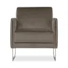 Giuseppe Nicoletti Coco Velvet Brass Chair In Dubai  Tortora/brass