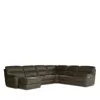 Giuseppe Nicoletti Grazia 6 Piece Reclining Sectional In Torello -taupe