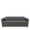 Giuseppe Nicoletti Hollister Maxi Leather Sofa In Bull 100 Black