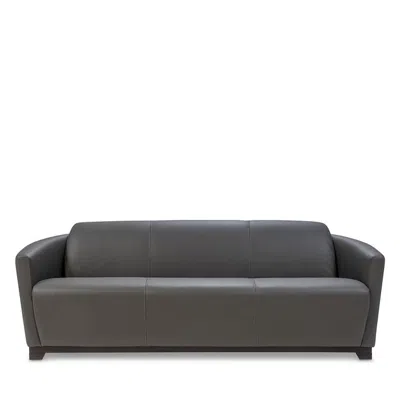 Giuseppe Nicoletti Hollister Maxi Leather Sofa In Bull 100 Black