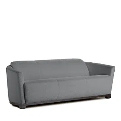 Giuseppe Nicoletti Hollister Maxi Leather Sofa In Bull 360 Aluminum