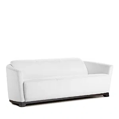 Giuseppe Nicoletti Hollister Maxi Leather Sofa In Bull 370 Puro White
