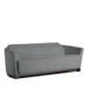 Giuseppe Nicoletti Hollister Maxi Leather Sofa In Bull  Aluminum