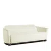 Giuseppe Nicoletti Hollister Maxi Leather Sofa In Bull  Bianco Ottico