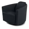 Giuseppe Nicoletti Hollister Swivel Chair - Exclusive In Torello  Nero