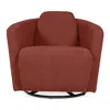 Giuseppe Nicoletti Hollister Swivel Chair In Arancio