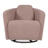 Giuseppe Nicoletti Hollister Swivel Chair In Rosa