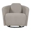 Giuseppe Nicoletti Hollister Swivel Chair In Tortora