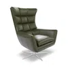 Giuseppe Nicoletti Jacob Swivel Chair - Exclusive In Suave  Olive