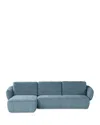 Giuseppe Nicoletti Luna 2 Piece Sectional In Capriccio  - Celeste
