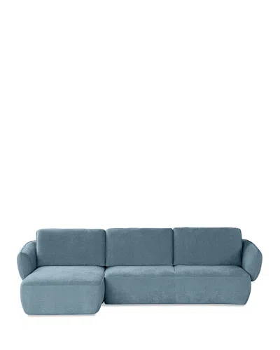 Giuseppe Nicoletti Luna 2 Piece Sectional In Capriccio  - Celeste