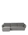 Giuseppe Nicoletti Luna 2 Piece Sectional In Capriccio  - Fumo