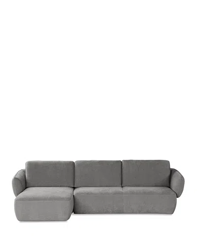 Giuseppe Nicoletti Luna 2 Piece Sectional In Capriccio  - Fumo
