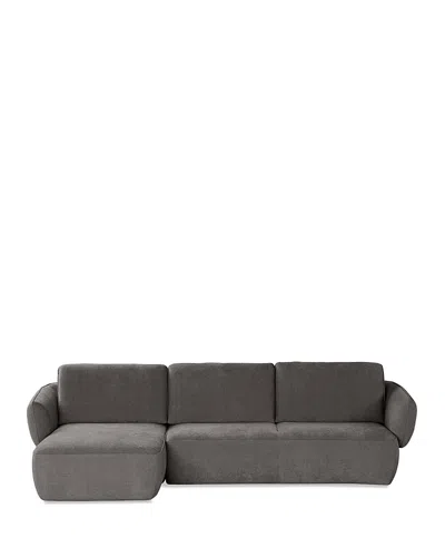 Giuseppe Nicoletti Luna 2 Piece Sectional In Capriccio  - Grigio