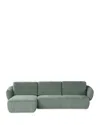 Giuseppe Nicoletti Luna 2 Piece Sectional In Capriccio  - Menta