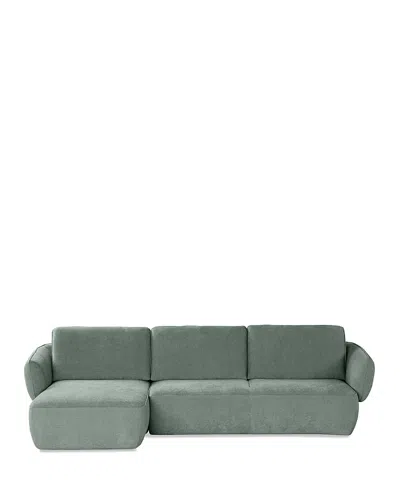 Giuseppe Nicoletti Luna 2 Piece Sectional In Capriccio  - Menta
