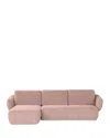 Giuseppe Nicoletti Luna 2 Piece Sectional In Capriccio  - Rosa